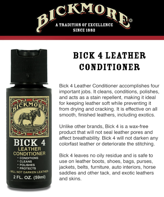 Bick 4 Leather Conditioner 2 oz