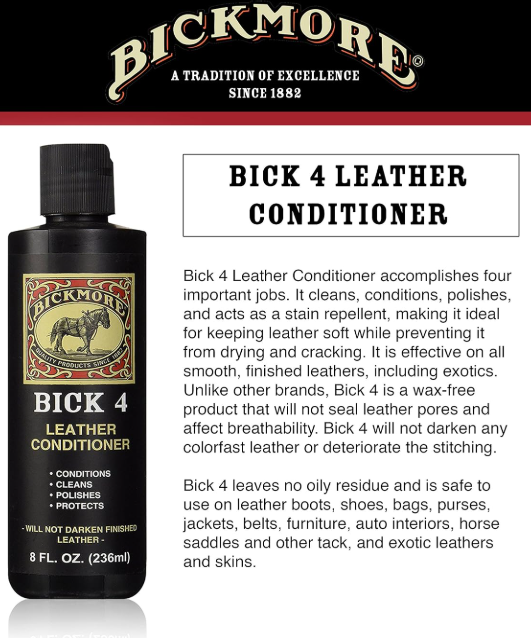 Bick 4 Leather Conditioner 8 oz