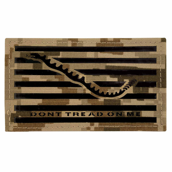 Flag Patch: Don't Tread On Me - IR - Desert Digital