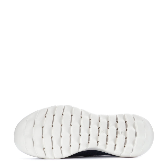 Women's slip-on sneaker outsole with white tread pattern