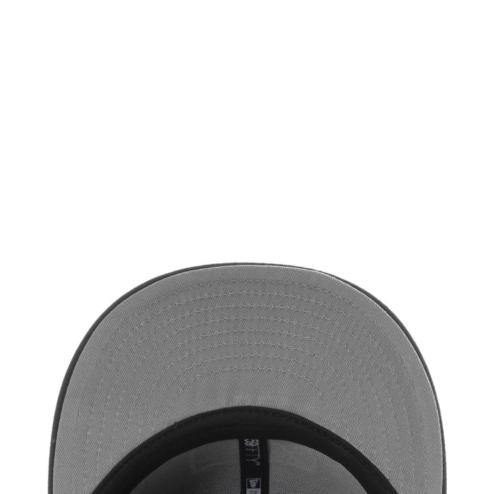 Cap interior crown with light-gray lining and visible stitching