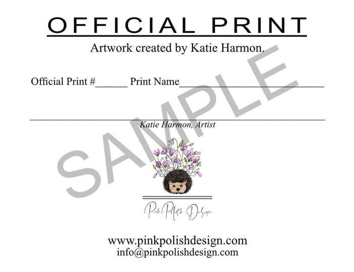 PinkPolish Design Art Prints "Raven" Ink Drawing: Art Print
