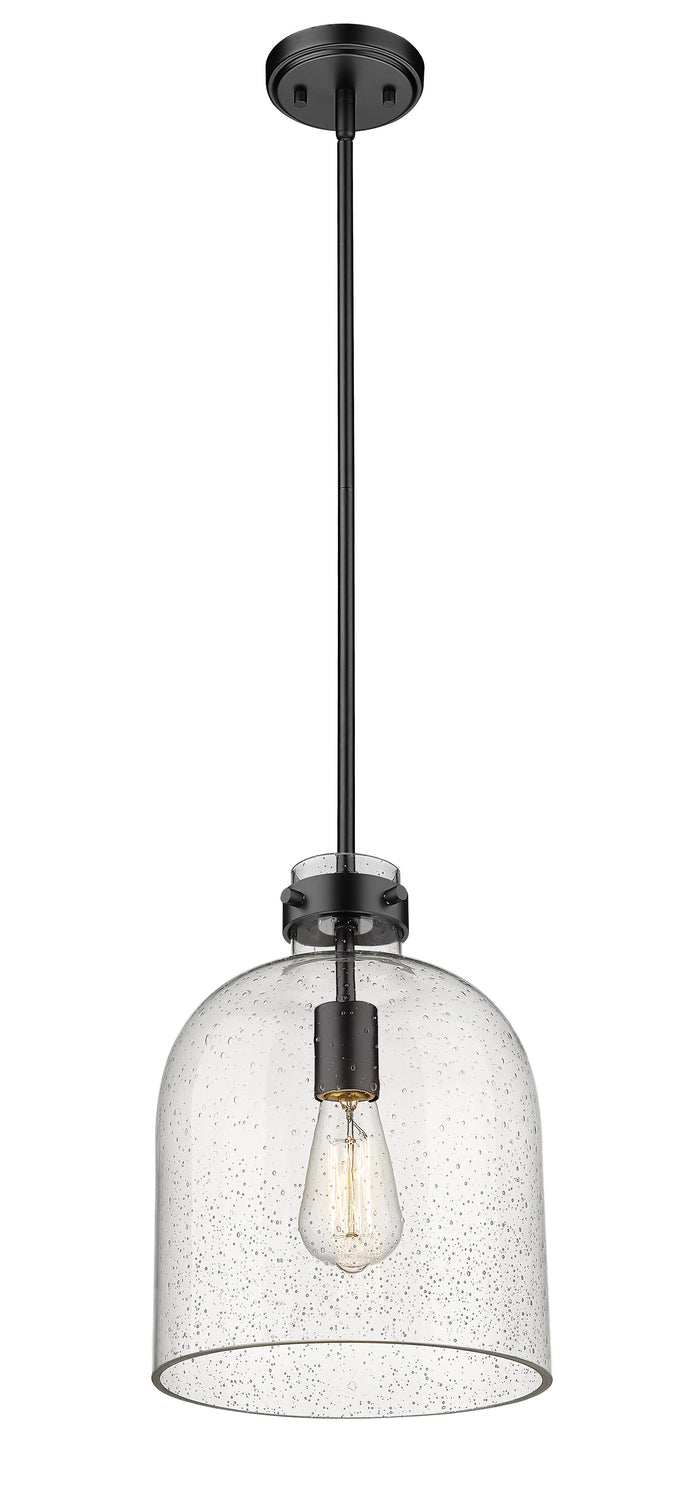 Pendant Z-Lite 817-9MB Matte Black Pearson 1 Light Pendant Z-Lite