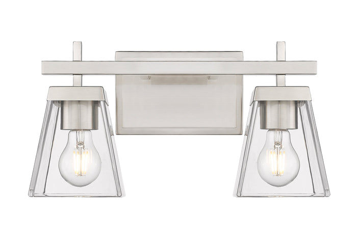Vanity Z-Lite 819-2V-BN Brushed Nickel Lauren 2 Light Vanity Z-Lite