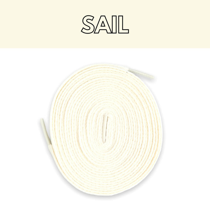 Jordan 1 Laces Basics Flat Thin - Sail Laces