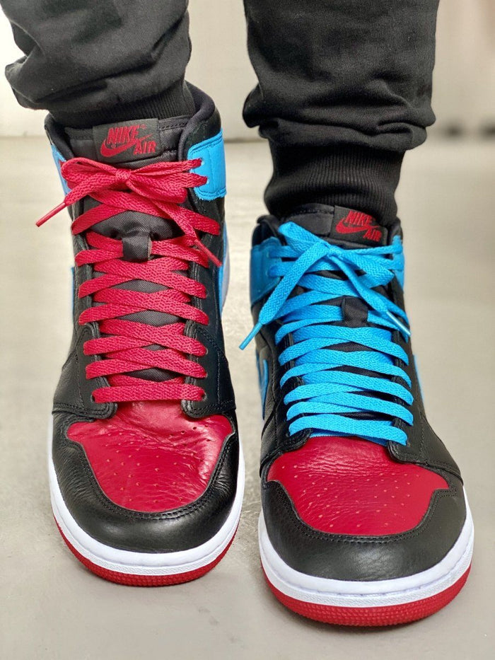 Flat Thin - Basics Flat Thin Laces - UNC Blue