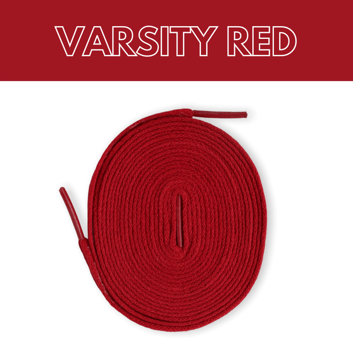Flat Thin - Jordan 1 Laces Basics Flat Thin - Varsity Red