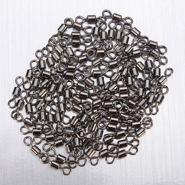 100Pcs Fishing Rolling Swivel Connectors 50LB - GhillieSuitShop