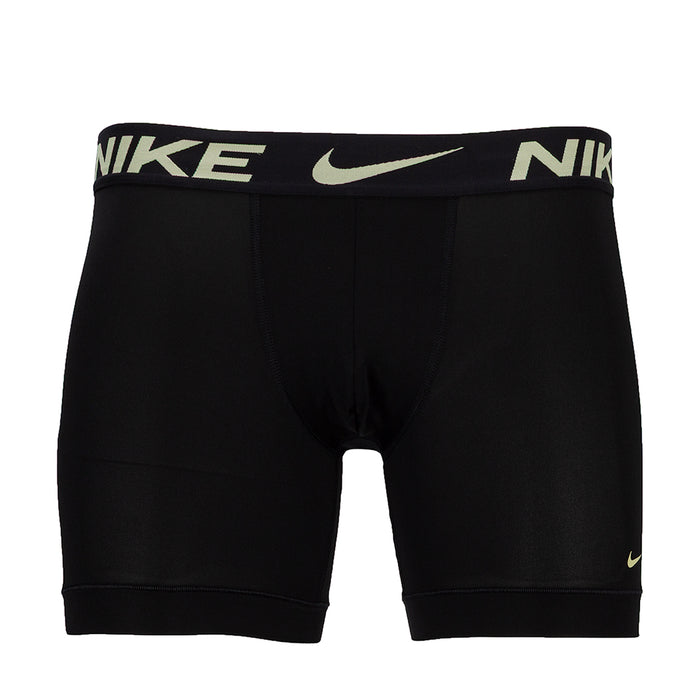 Black Nike boxer briefs with elastic waistband and V-shaped pouch