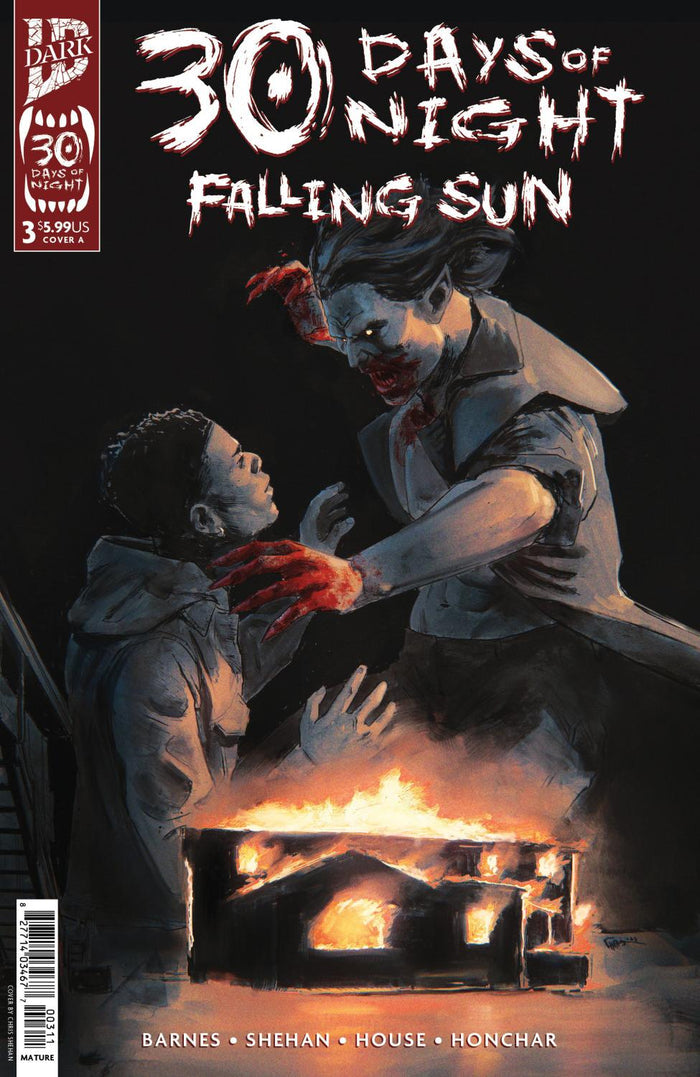 30 DAYS OF NIGHT FALLING SUN #3 COVER A SHEHAN CVR A