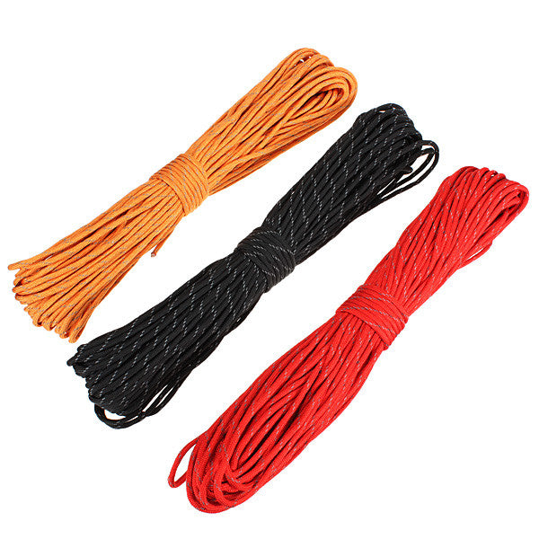 31M 7 Standard Core 550 Reflective Material Paracord Parachute Cord - GhillieSuitShop
