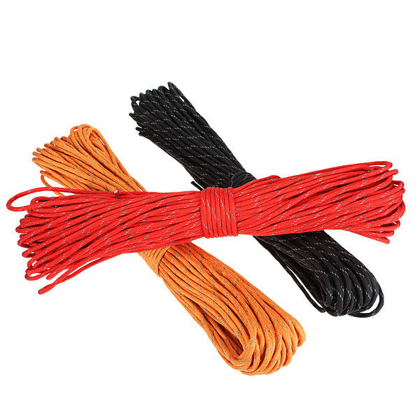 31M 7 Standard Core 550 Reflective Material Paracord Parachute Cord - GhillieSuitShop