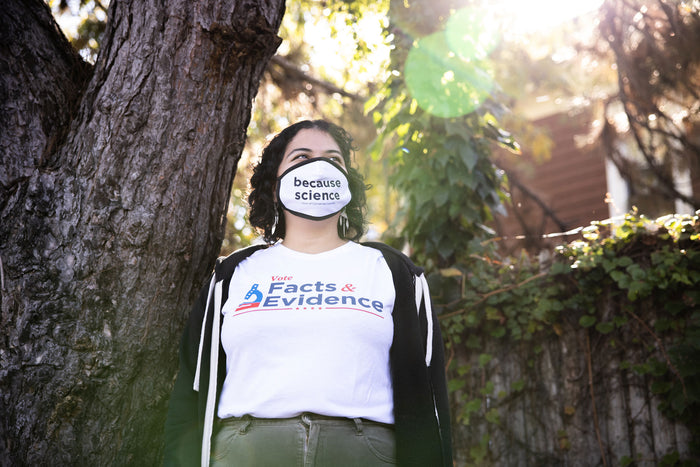 50% Off Sale: Because Science face mask