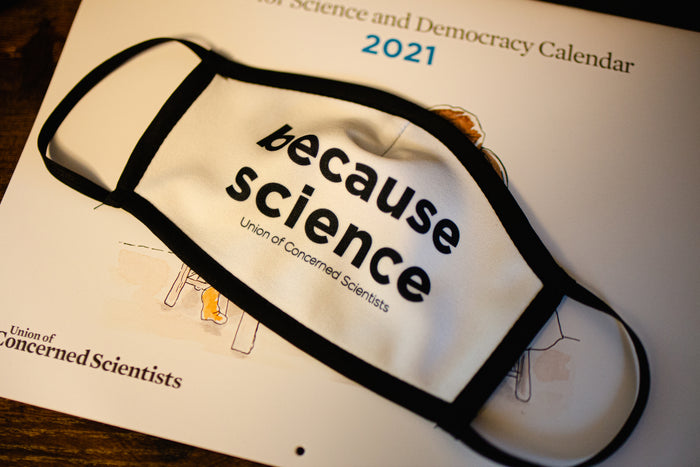 50% Off Sale: Because Science face mask