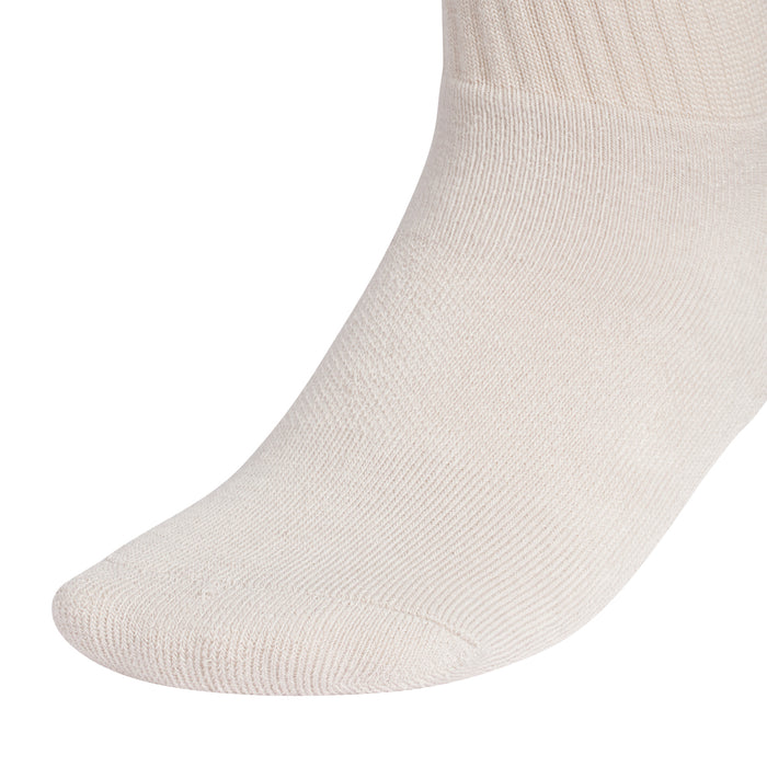 Kids quarter sock in light beige/cream with ribbed cuff