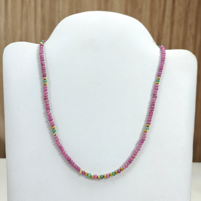 Collana di rubini