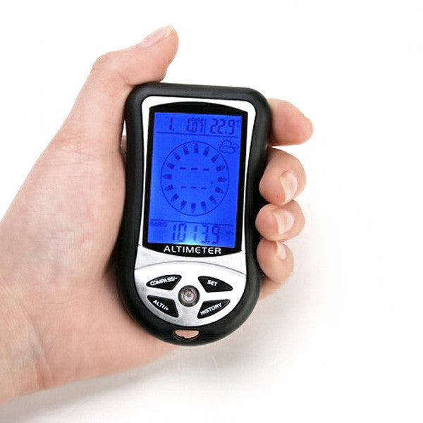 8 In 1 Digital LCD Compass Altimeter Barometer Thermo - GhillieSuitShop