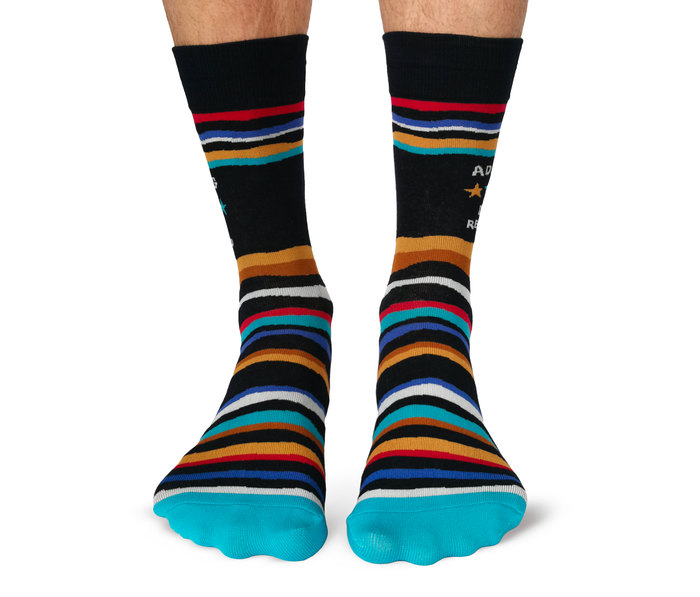 FUNNY ADULTING MEN'S CREW SOCKS - UPTOWN SOX