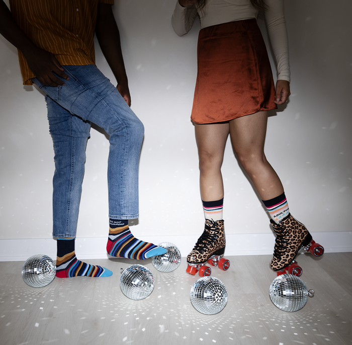 FUNNY ADULTING MEN'S CREW SOCKS - UPTOWN SOX