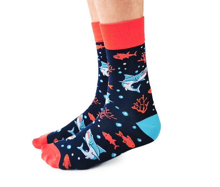 FUN CRAZY NOVELTY SOCK BUNDLE CANADA - SHARK SOCKS