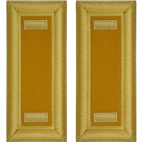 Army Shoulder Strap: Second Lieutenant Armor, female