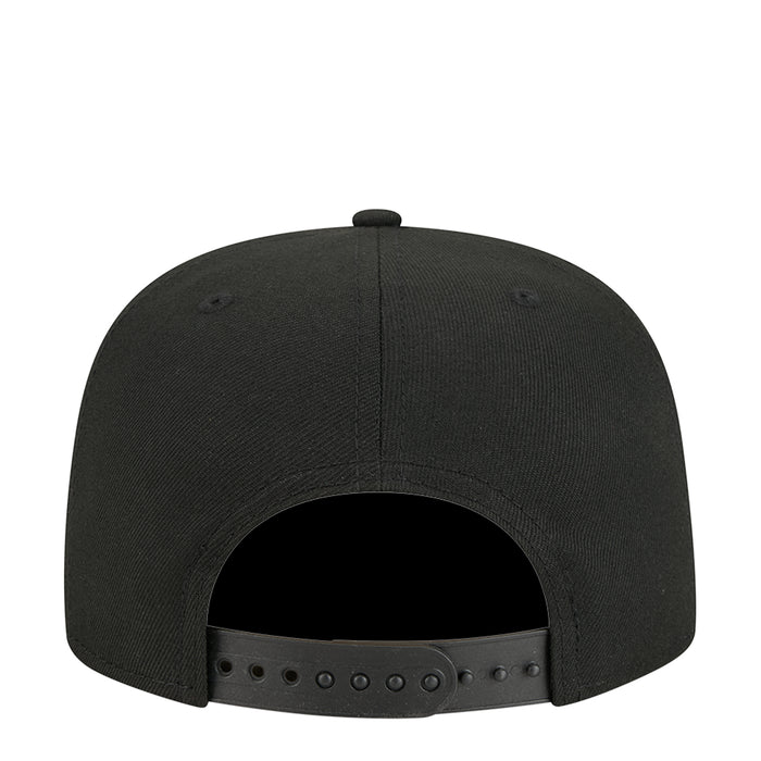 Astros black baseball cap back with adjustable strap and eyelets