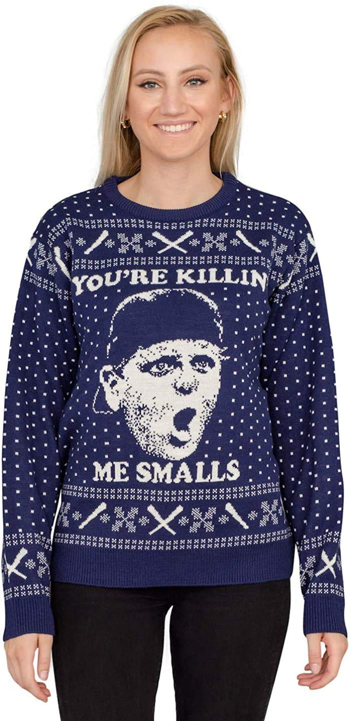 Baseball Sand Field Unisex You're Killin' Me Smalls Ugly Christmas Sweater - TVStoreOnline