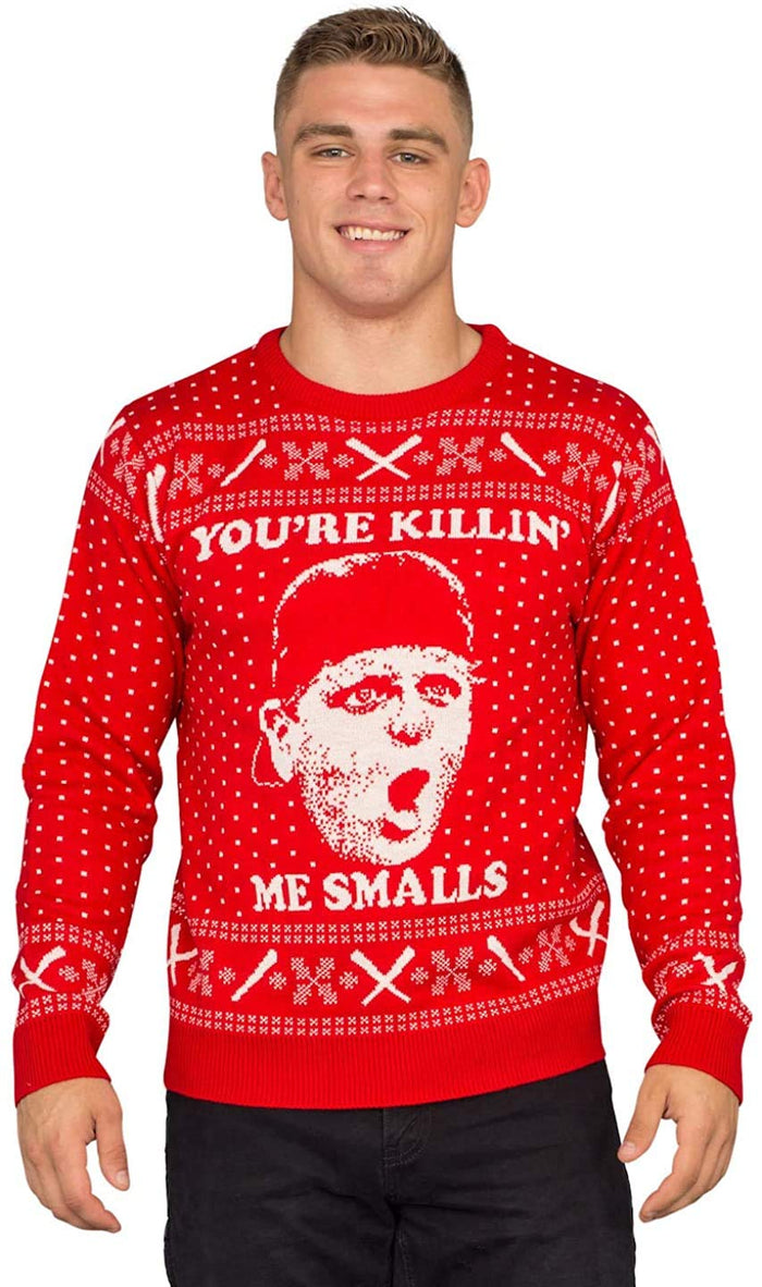 Baseball Sand Field Unisex You're Killin' Me Smalls Ugly Christmas Sweater - TVStoreOnline