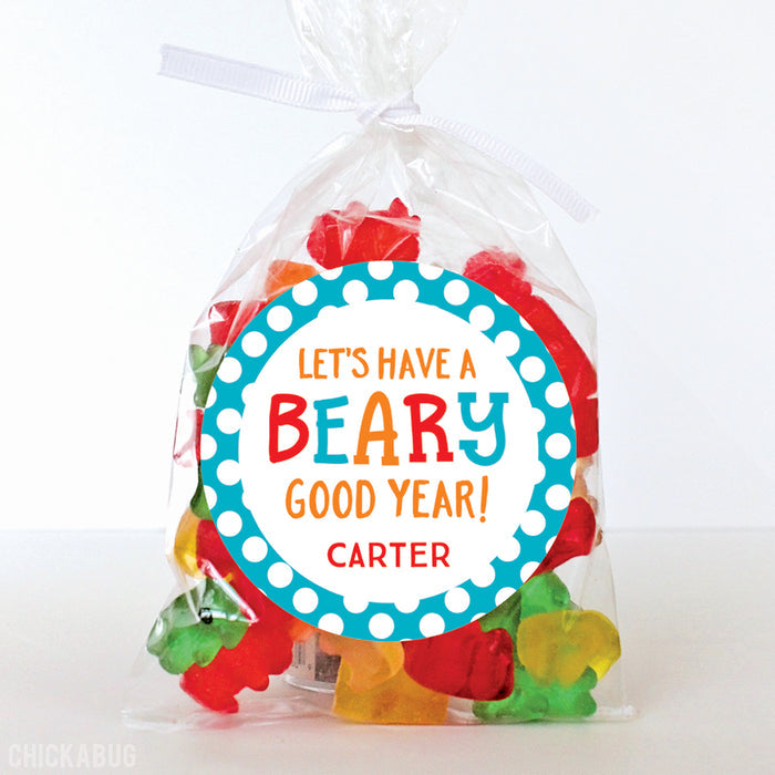 "Beary Good Year" Back to School Stickers