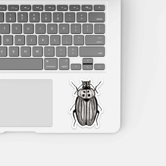 PinkPolish Design Stickers "Beetle Distraction" Vinyl Die Cut Sticker