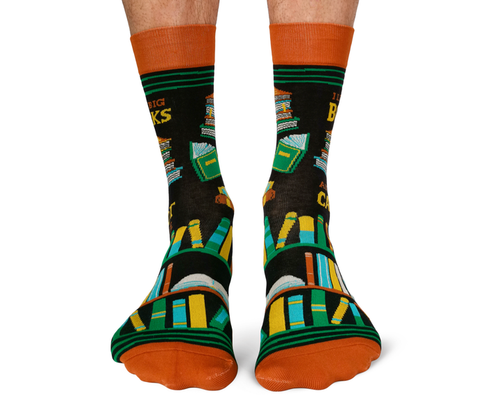 FUN BOOK LOVERS SOCKS FOR MEN - UPTOWN SOX