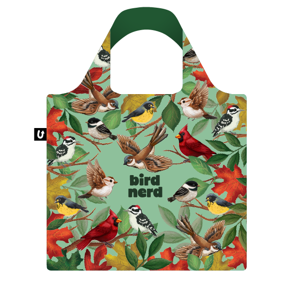 Bird Lover, Bird Watcher Themed Foldable Packable Tote Bag - Uptown Sox