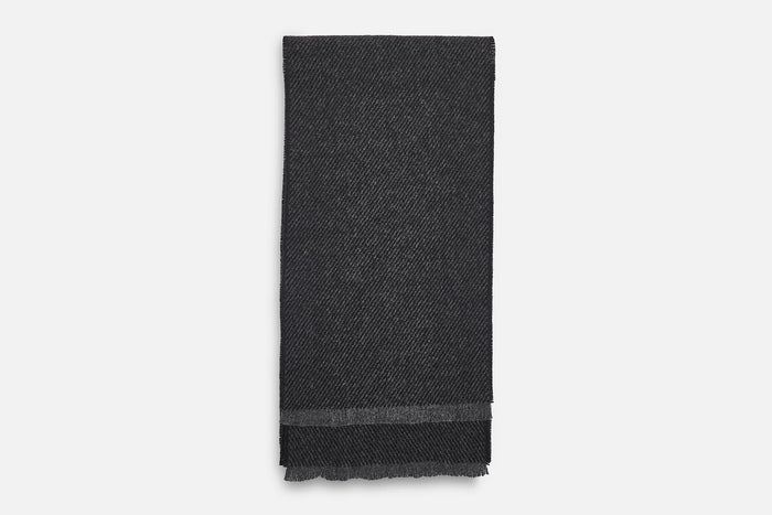 Black Grange Lambswool Scarf - Cushendale Woollen Mills
