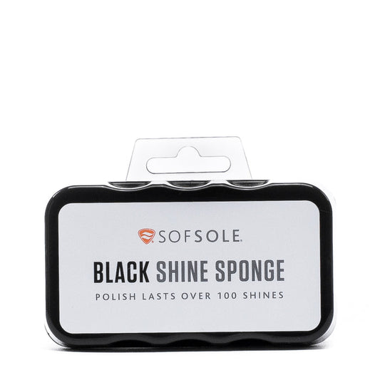 Black sponge for shoe polishing, SORSOLE package label