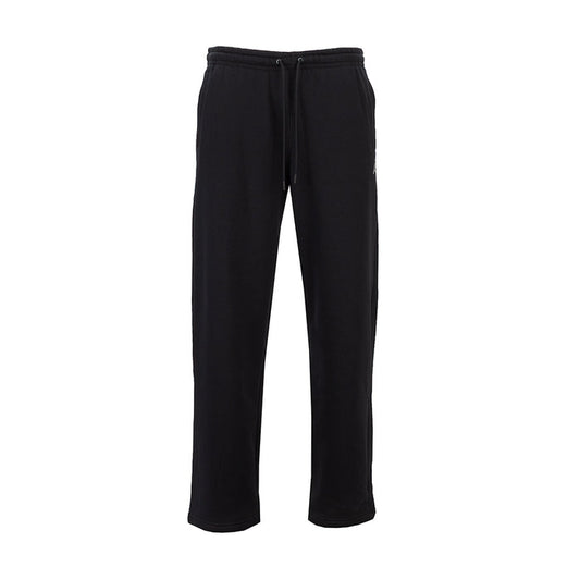 Black oversized OH pants for men with elastic waistband and drawstring legs