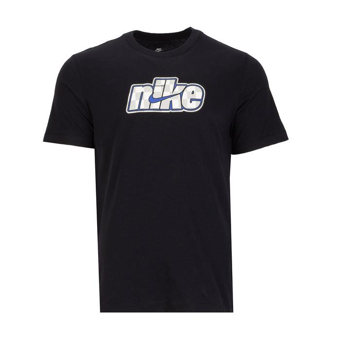 Men's black sport t-shirt with Nike logo graphic on chest