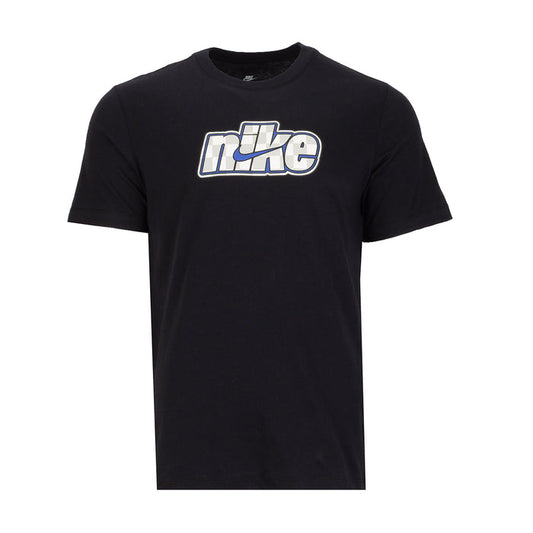 Men's black sport t-shirt with Nike logo graphic on chest