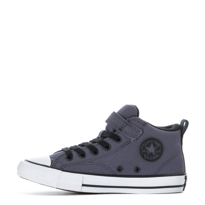 Kids Chuck Taylor high-top sneakers, dark blue with lace-up and side star patch