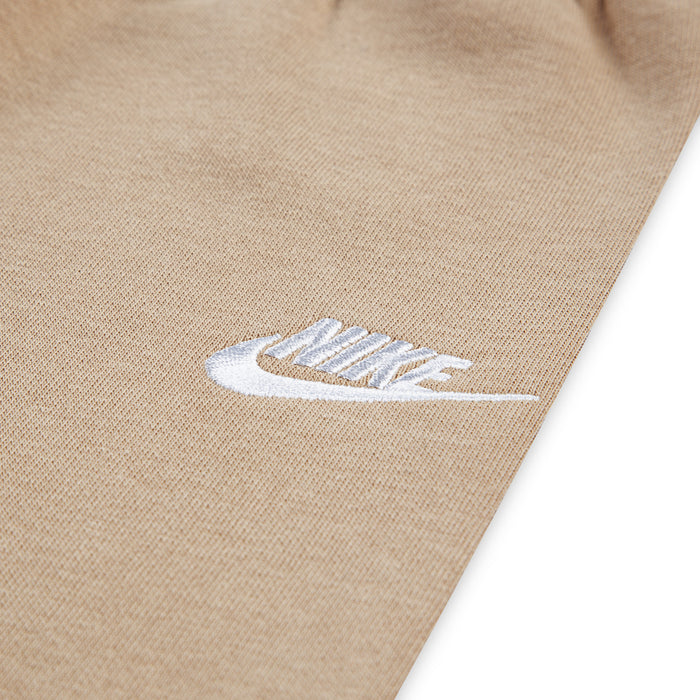 Toddler hemp jogger pant fabric with white Nike swoosh