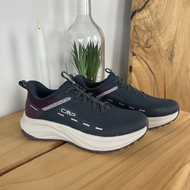 CMP Kymber Easy-Fit – mörkgrå sneaker med elastiska snörband