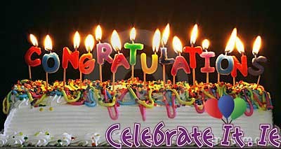 Congratulations Candles