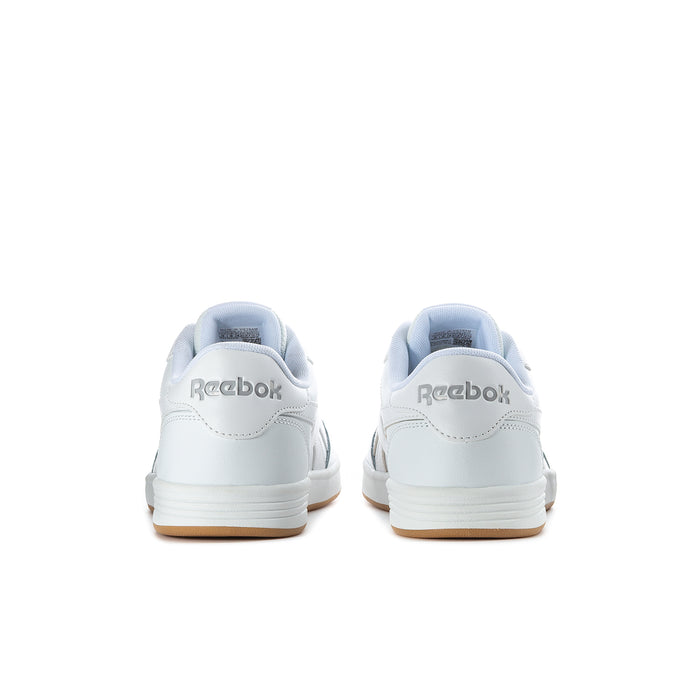 Men's Reebok Court Advance sneakers, rear view with gum outsole detail