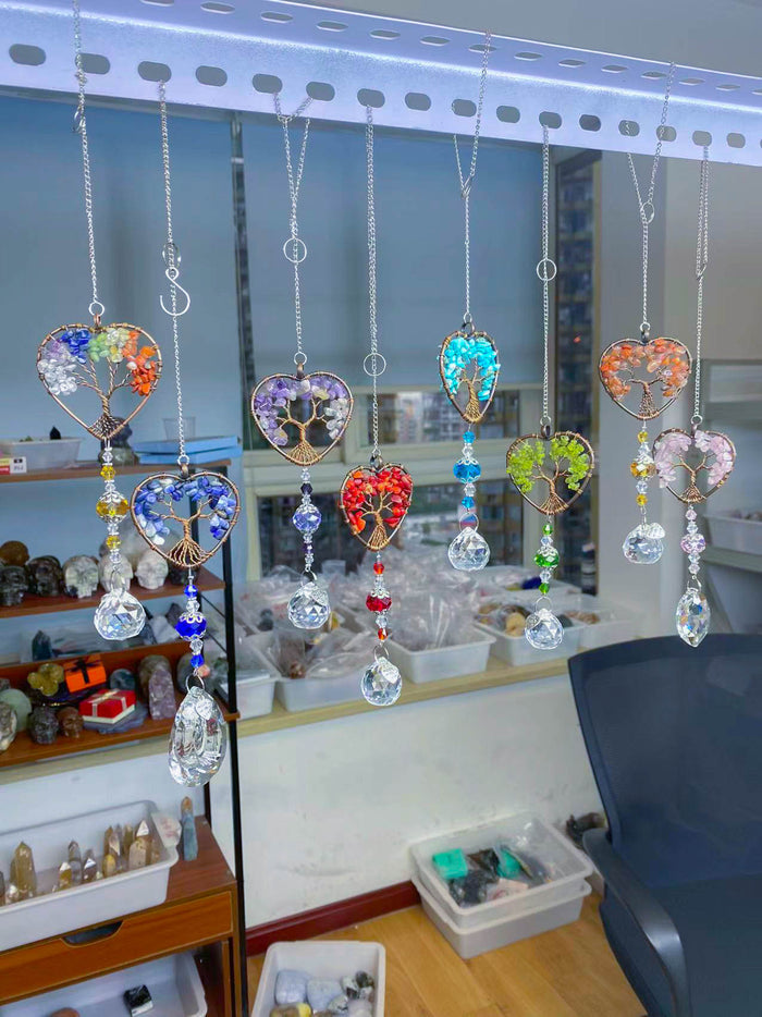 Crystal tree of Life pendant ornament