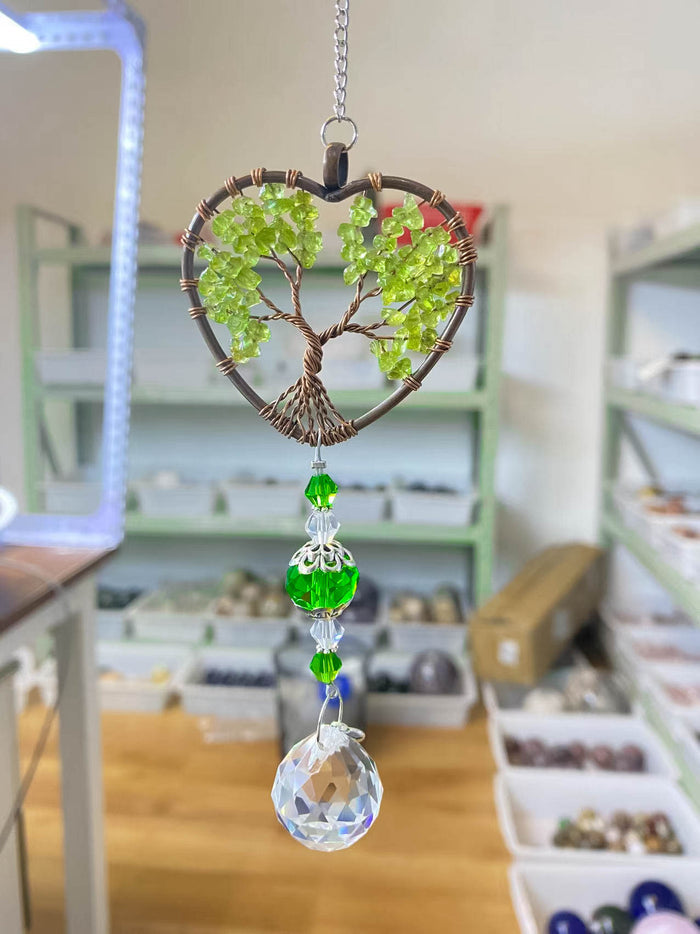 Crystal tree of Life pendant ornament