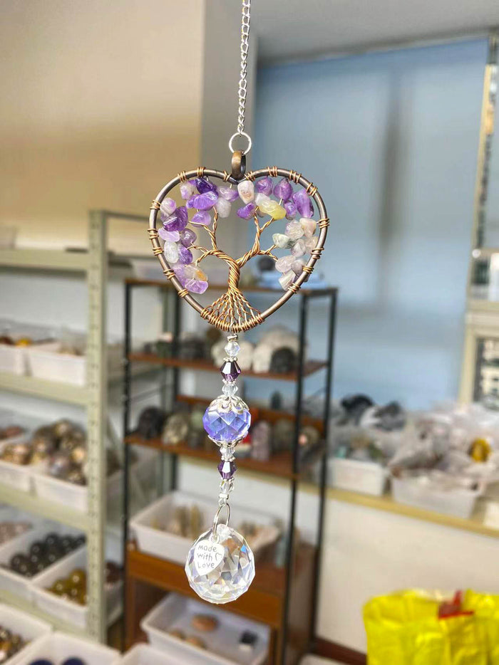 Crystal tree of Life pendant ornament