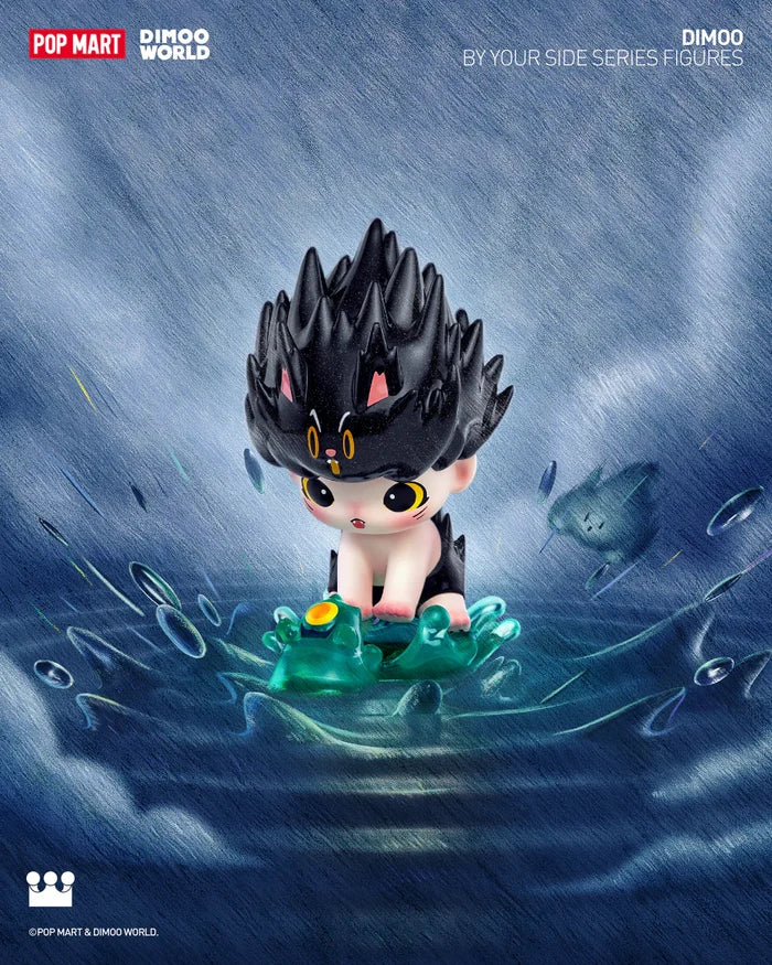 Alt text: DIMOO By Your Side Blind Box Series toy animal in water, part of a 12-design preorder collection.