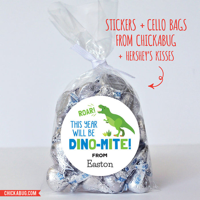Dinosaur Back to School Stickers