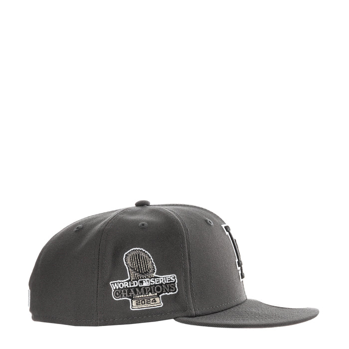 Dark graphite baseball cap with World Series Champions 2024 patch on side