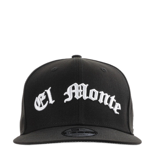 El Monte 950 black baseball cap with white embroidered logo on the front