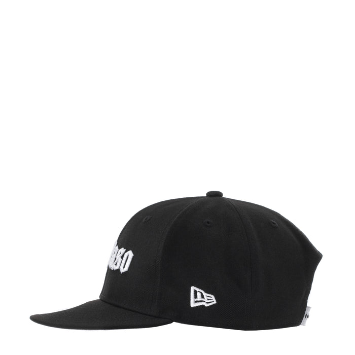 Black baseball cap with white El Paso graphic and New Era patch
